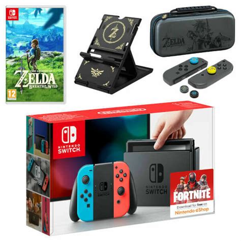 breath of the wild and nintendo switch bundle|More.